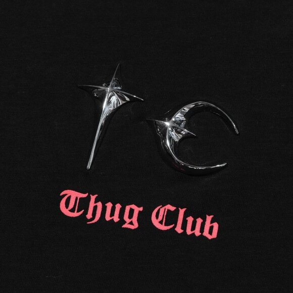Thug Club Controversial Statement Black T Shirt - Picture 4 of 9